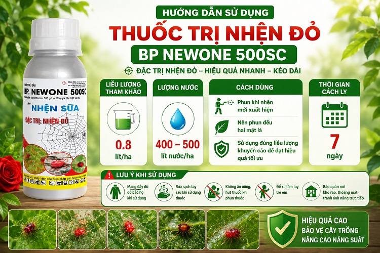 Hướng Dẫn Sử Dụng Thuốc Trừ Nhện